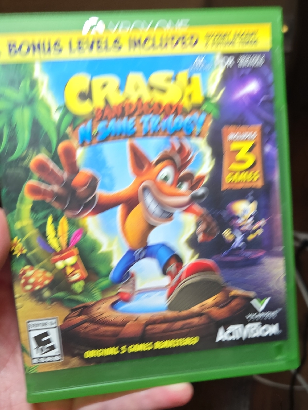 Crash Bandicoot N Sane Trilogy For Xbox One Used